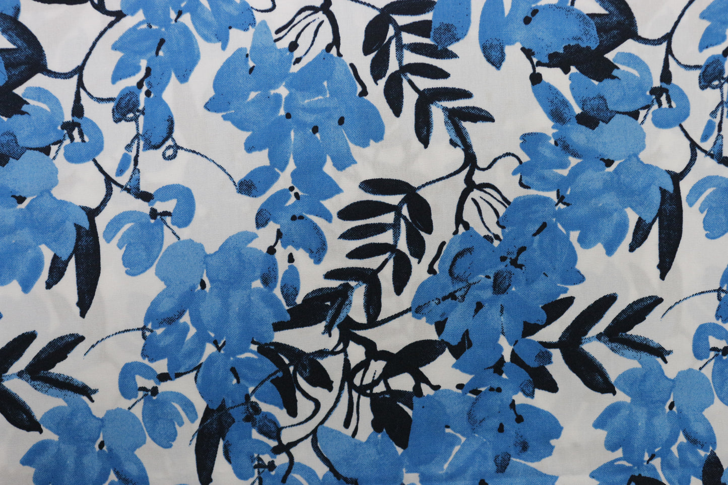 Blue Cotton Lycra Printed Unstitched Men's Shirt Piece (Width 54 Inch | 2.00 Meters)