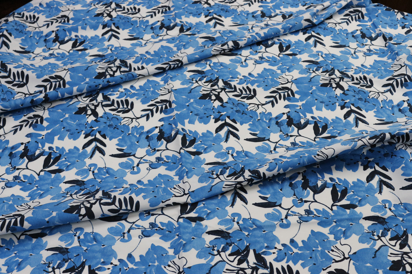Blue Cotton Lycra Printed Unstitched Men's Shirt Piece (Width 54 Inch | 2.00 Meters)
