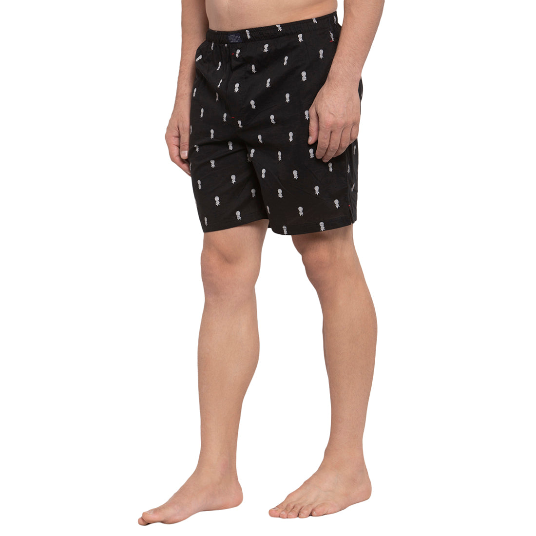 Crosscreek Men Black Printed Boxers Crosscreek