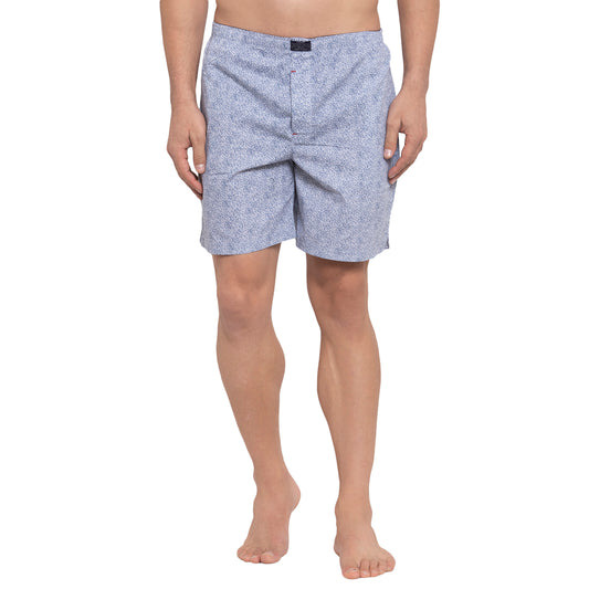 Crosscreek Men Blue Printed Boxers Crosscreek
