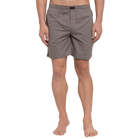Crosscreek Men Olive Printed Boxers Crosscreek