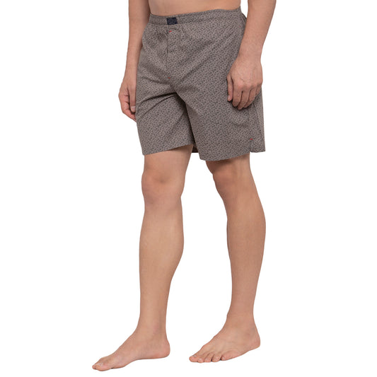 Crosscreek Men Olive Printed Boxers Crosscreek