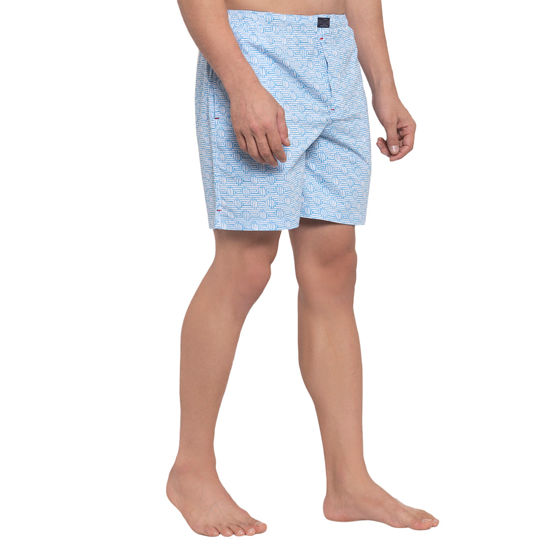 Crosscreek Men Light Blue Printed Boxers Crosscreek