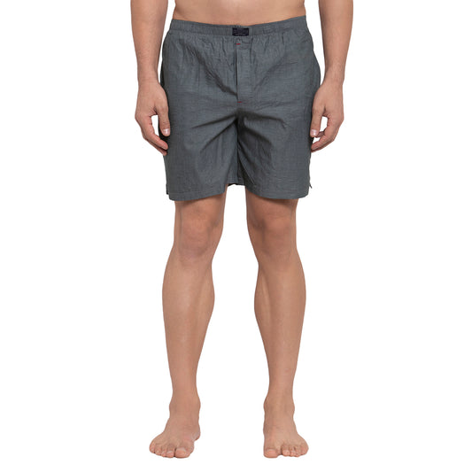 Crosscreek Men Green Solid Boxers Crosscreek