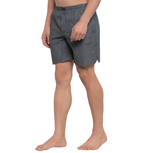 Crosscreek Men Green Solid Boxers Crosscreek