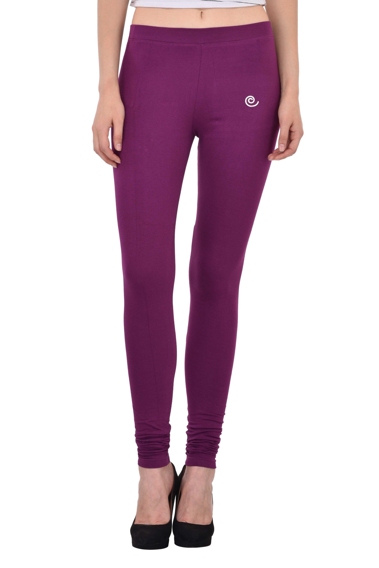 Diti Wine Cotton Leggings for Women Diti