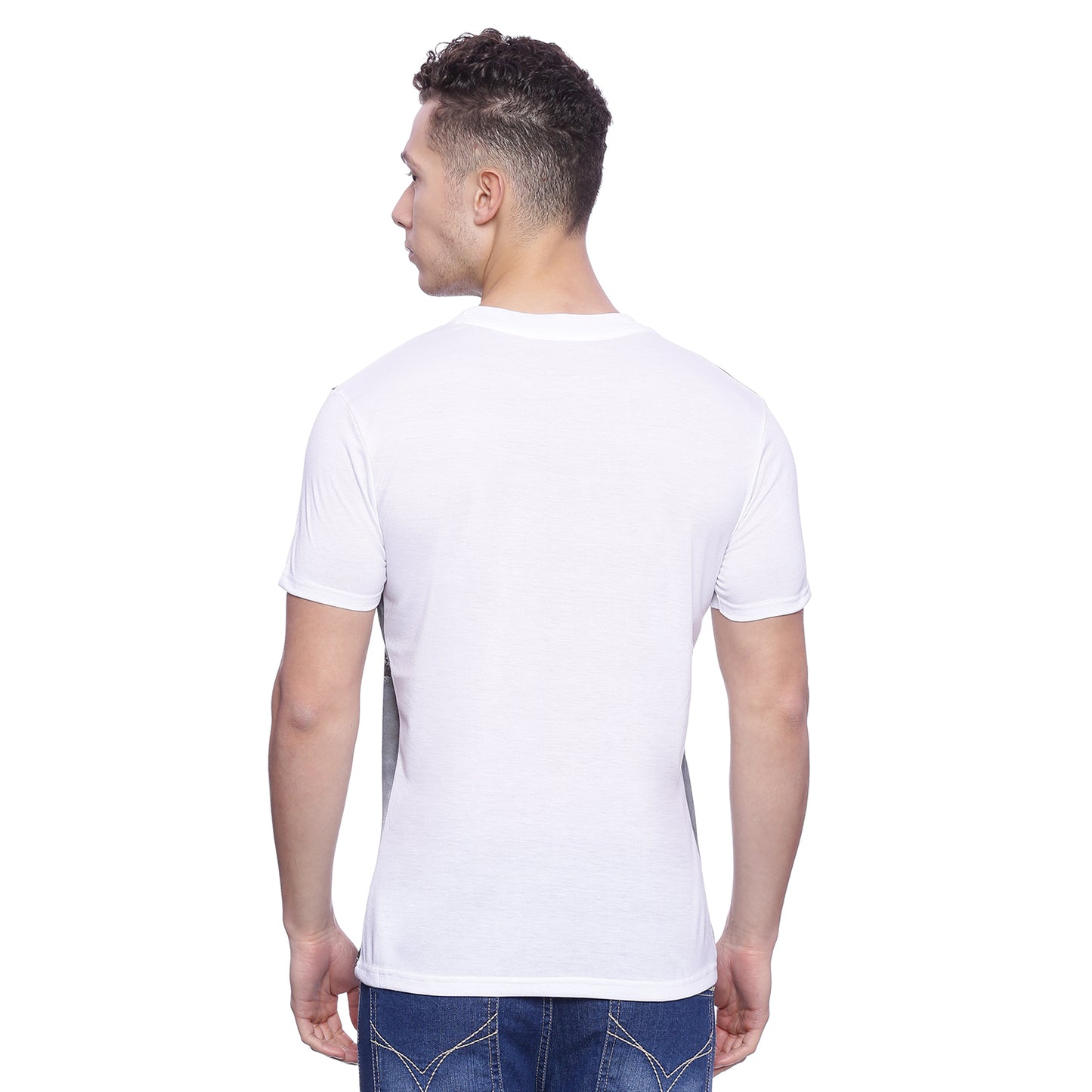 Wolfpack Men Printed Round Neck T-Shirt Wolfpack