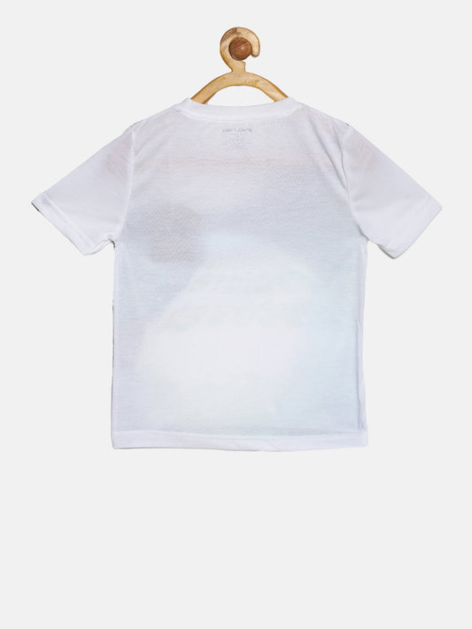 Wolfpack Boys White Printed T-Shirt Wolfpack