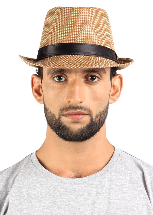 Crosscreek Unisex Khaki Fedora Hat Crosscreek