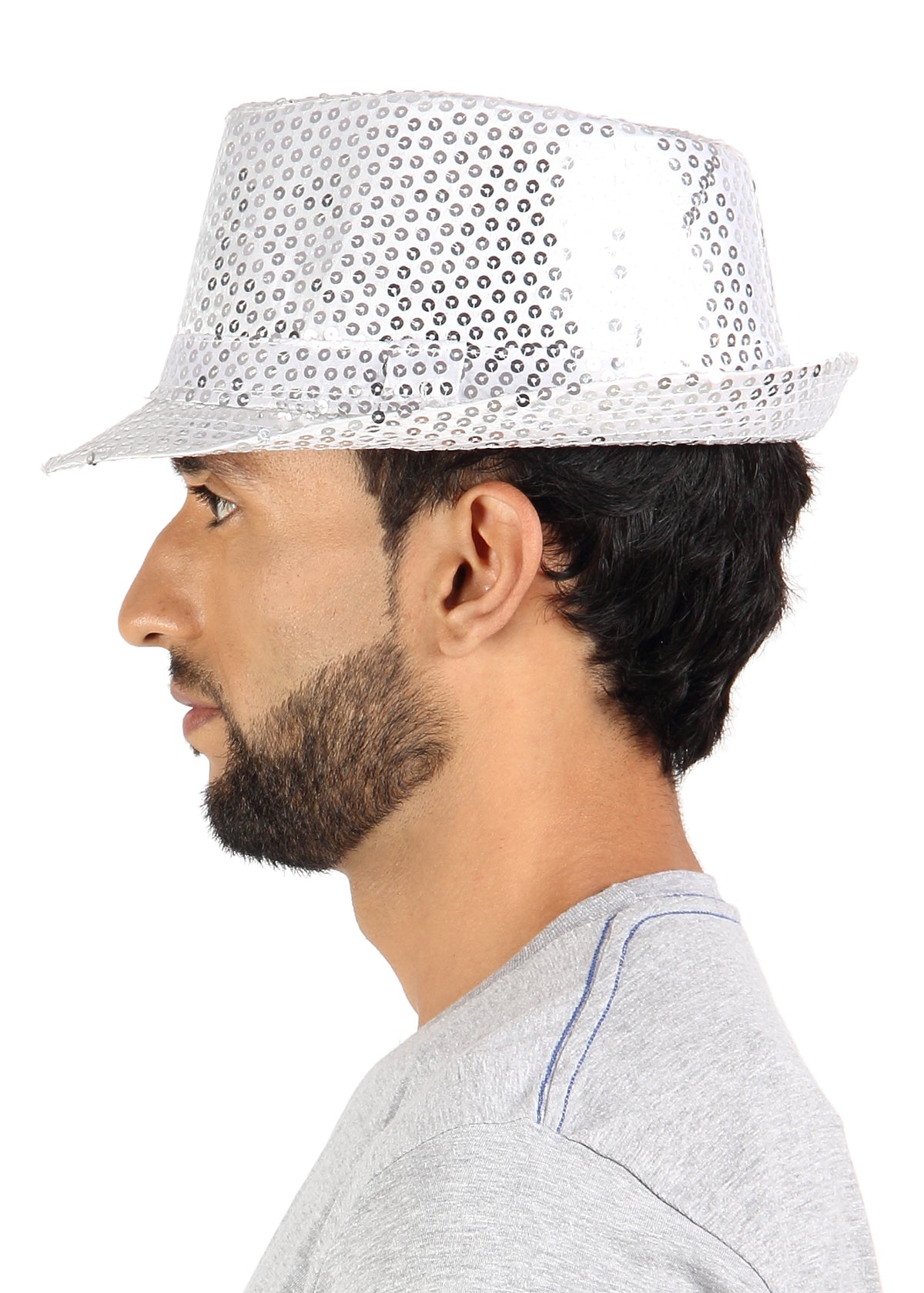 Crosscreek Unisex White Shinny Party Hat Crosscreek