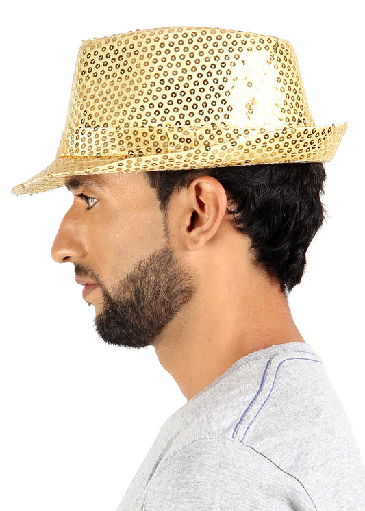 Crosscreek Unisex Yellow Shinny Party Hat Crosscreek