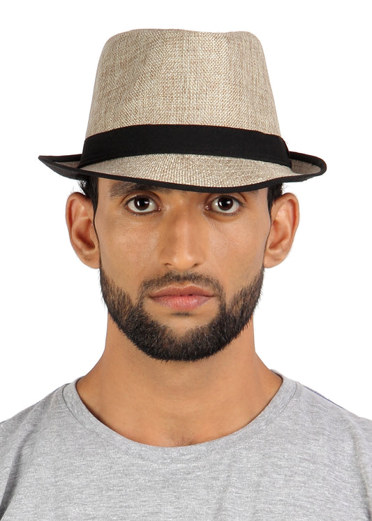Crosscreek Unisex Beige Fedora Hat Crosscreek