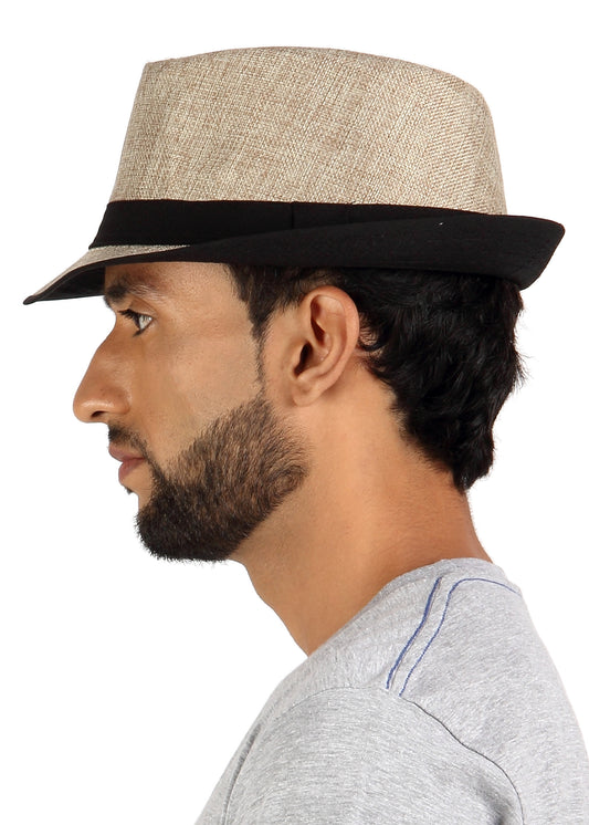 Crosscreek Unisex Beige Fedora Hat Crosscreek