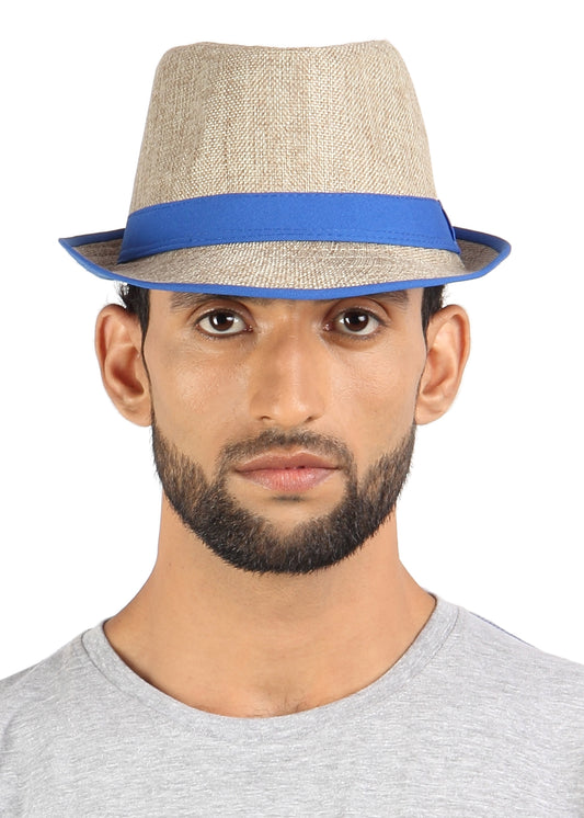 Crosscreek Unisex Beige Solid Fedora Hat Crosscreek