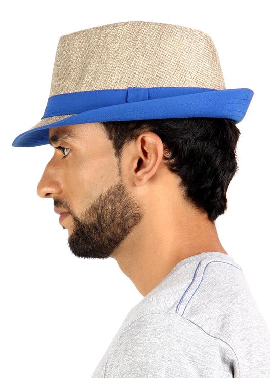 Crosscreek Unisex Beige Solid Fedora Hat Crosscreek