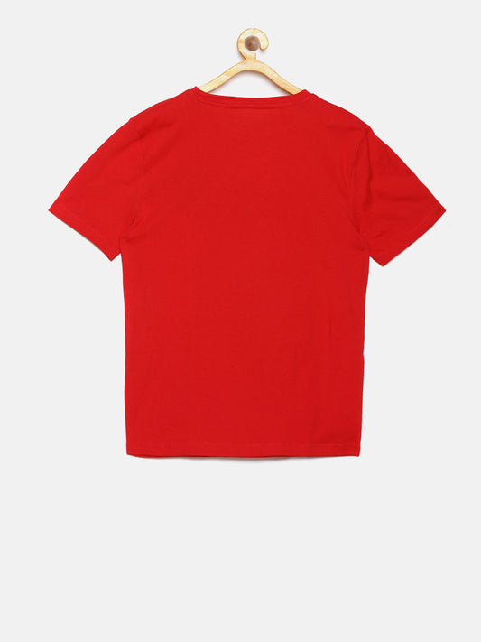 Wolfpack Boys Red Graphic Printed T-Shirt Wolfpack