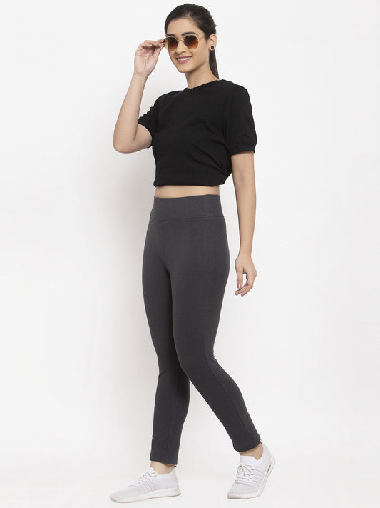 Wolfpack Women Dark Grey Leggings Wolfpack
