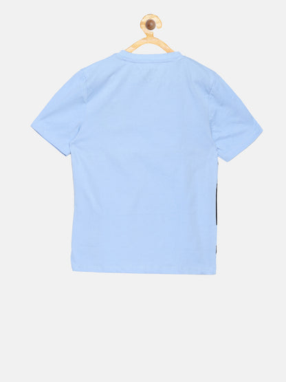 Wolfpack Boys Light Blue Printed T-Shirt Wolfpack