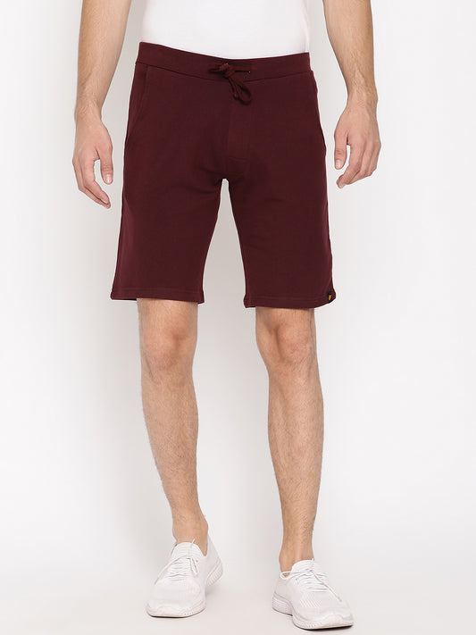 Wolfpack Men Maroon Solid Shorts Wolfpack