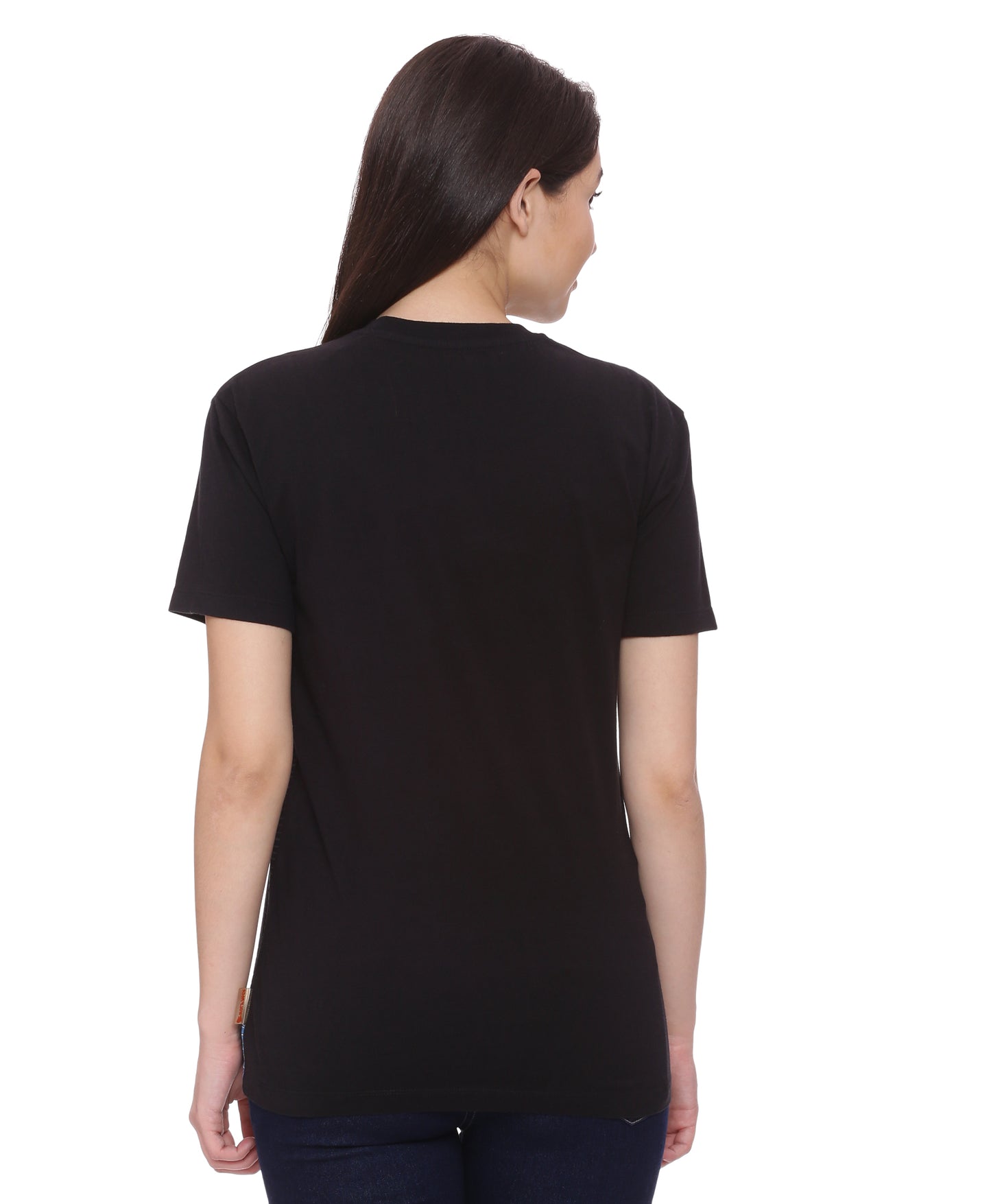 Wolfpack Women Black Single Step Printed T-Shirt Wolfpack