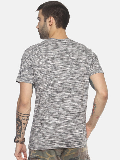 Wolfpack Men Black Space Dyed T-Shirt Wolfpack