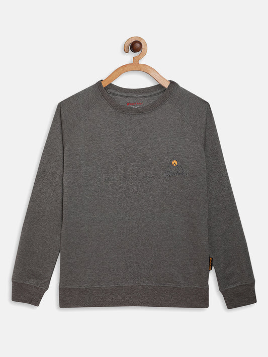 Wolfpack Kids Grey Plain Sweatshirt Wolfpack