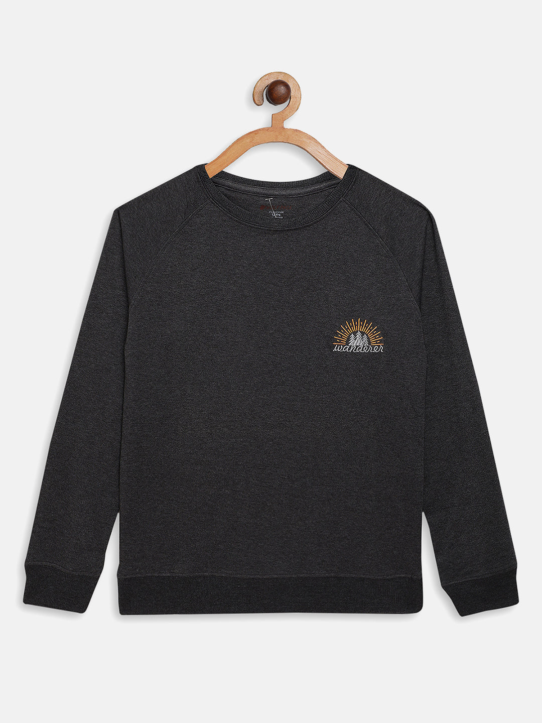 Wolfpack Kids Black Plain Sweatshirt Wolfpack