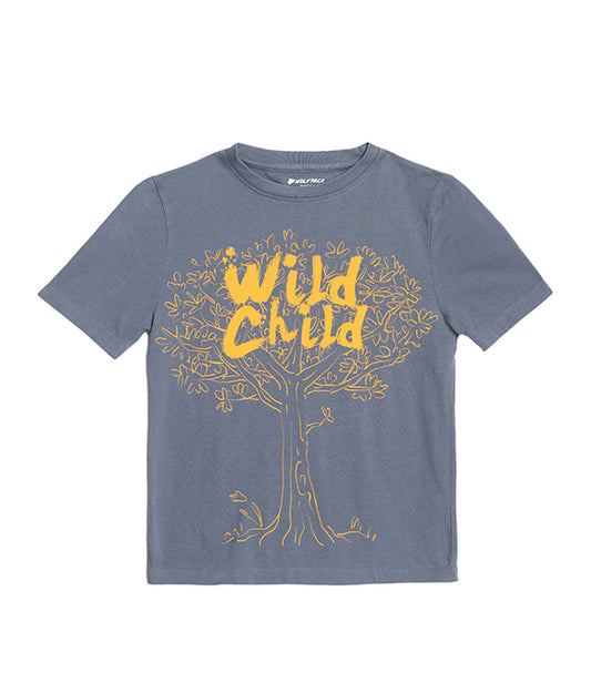 Wolfpack Boys Blue Graphic T-Shirt Wolfpack